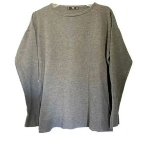 MNG basics gray aweayer solid relaxed fit size Medium EUC